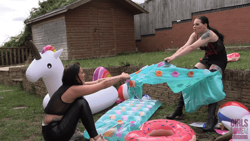 Tiana & Char - Inflatables are made for Popping (Wide Angle)